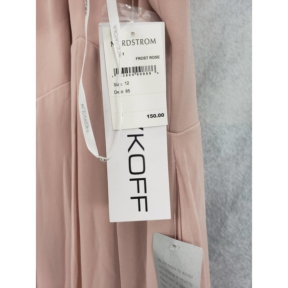 Levkoff (Nordstrom) blush pink 12 formal dress NWT floor length - Picture 6 of 6